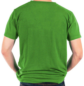 Camiseta 100% algodón para hombre, corte holgado, estampada, diseño simple, informal, manga corta, cuello redondo. - Product Image 2