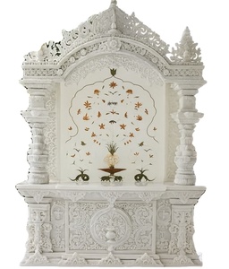 Marble Temple Supplier Marble Temple Exporter Custom Marble Temple Marble Temple India Marble Inlay Work Temple Marble <b>Mandir</b> - Product Image 1