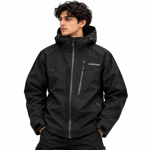 Men Nylon Wind <b>Jacket</b> Lightweight Water Resistant Stand Collar Zip Front Outdoor Running Cycling <b>Travel</b> <b>Jacket</b> - Product Image 4