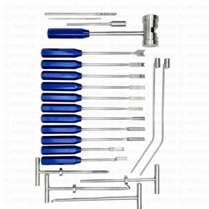 Instrumentos para la Extracción de Cemento Tipo Mueller, Juego Quirúrgico Ortopédico de 22 Piezas, Herramientas para Extracción de Cemento Óseo, Revisión y Artroplastia - Product Image 2