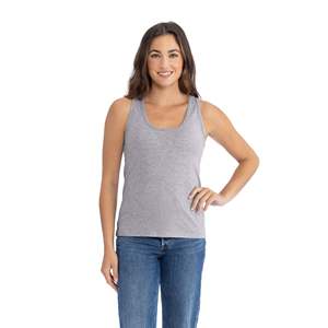 Camiseta sin mangas de algodón para mujer, suave, transpirable, informal, básica, para uso diario, cómoda, a la moda para el verano. - Product Image 1