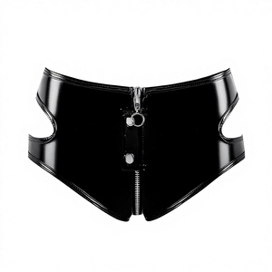 Black Silicone & Latex Butt Plug Shapewear High Waist <b>Hip</b> Enhancer <b>Padded</b> Panty Medium Control Open Crotch Design <b>for</b> Daily Use - Product Image 1