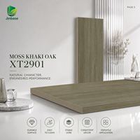 Panneau MDF hydrofuge mélaminé Jinbase en placage de chêne patiné mousseux 18 mm E0 1220x2440mm pour armoire de cuisine et penderie