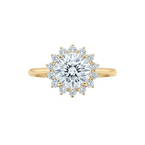 Snowflake 2.65 CT <b>Cushion</b> Cut Lab Grown Diamond <b>Ring</b> in 18K Silver Rhodium Plated | Women's Engagement <b>Wedding</b> <b>Ring</b> - Product Image 5