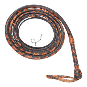 Látigo de Cuero de Alta Calidad, Duradero, de Cuero Genuino, con Mango Resistente y Diseño Flexible, Ideal para Entrenamiento, Uso en Exteriores y Diario - Product Image 1
