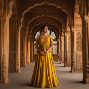 Salwar Kameez Patiyala en soie tendance style Bollywood pour femme, avec broderie en Georgette, séchage rapide, toutes saisons, idéal pour les fêtes - Product Image 4