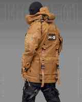 Chaqueta Táctica Techwear para Hombre, Estilo Urbano, Multibolsillos, Cortavientos, Estilo Cyberpunk, Funcional, con Capucha