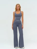 Ensemble de yoga 3 pièces pour femme, noir, avec ceinture en dentelle, leggings taille haute, short, veste zippée intégrale, logo personnalisé, vêtements de sport