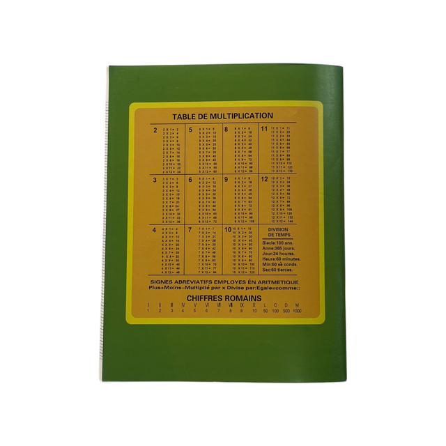 Football Star Themed French Exercise Book for Math Learning Custom French Line Exercise Book