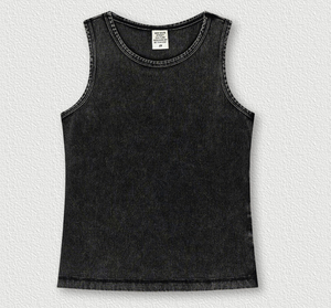 Camiseta sin mangas de punto acanalado personalizada para mujer, chaleco informal de moda de verano, venta al por mayor directa de fábrica OEM, camiseta sin mangas de alto rendimiento para hombre - Product Image 1