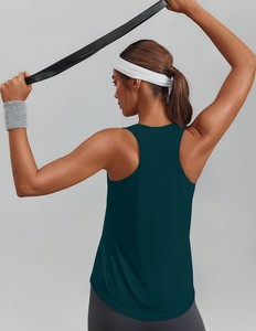 Débardeur Femme en Spandex/Polyester Sans Manches Décontracté Été Doux Confortable Respirant Extensible Écologique Séchage Rapide Nœud - Product Image 5