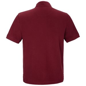 Chemise à manches courtes pour homme, couleur unie marron, style décontracté, coupe classique, boutons sur le devant, 100% polyester, service OEM - Product Image 3