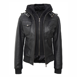 Premium Quality OEM Service Women's <b>Long</b> sleeve Breathable <b>Leather</b> <b>Jackets</b> 2026 new Fashion design women <b>leather</b> <b>jacket</b> - Product Image 1