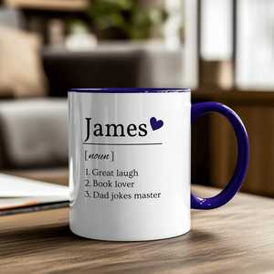 Taza de Café de Cerámica Rosa con Nombre Personalizado, Taza de Regalo Personalizada para Fiestas y el Hogar - Product Image 4
