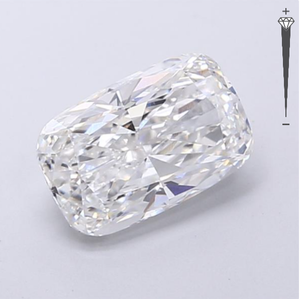Diamante Sintético Certificado por IGI de 2.92 CT, Corte Alargado Tipo Cojín, Color E, Claridad VVS1, Cultivado en Laboratorio, CVD LG 742543846, Joyería ROYAL GEMS - Product Image 3