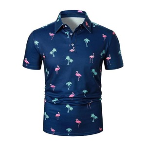 เสื้อโปโลชายแบบกำหนดเอง ผ้าฝ้ายพรีเมียม แขนสั้น สวมใส่สบาย เหมาะสำหรับกอล์ฟ ผู้ผลิต OEM - Product Image 4