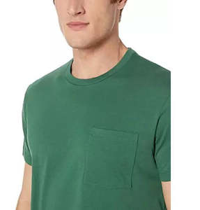 Camiseta Transpirable de Alta Calidad para Hombre con Logotipo Personalizado, Algodón/Fibra de Bambú para Verano, Venta al Por Mayor - Product Image 4