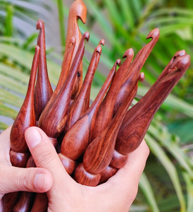 เข็มโครเชต์ไม้พะยูงทำมือ (3.5มม.-16มม.) เข็มโครเชต์ไม้ธรรมชาติ - Product Image 1