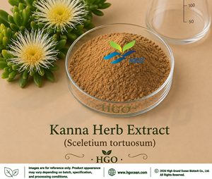 Extrait d'herbe de Kanna (Sceletium tortuosum) de qualité alimentaire, fourni directement par l'usine HGO, rapports d'extraction 4:1 5:1 10:1 20:1 100:1 200:1 - Product Image 1
