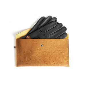 Guantes de Conducción de Cuero de Estilo Clásico, Completos, Duraderos, Cómodos, para Uso Diario - Product Image 2