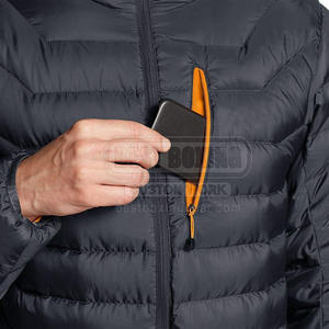 เสื้อแจ็คเก็ตพัฟเฟอร์ระบายอากาศได้ดี น้ำหนักเบา อุ่นสบาย มีฮู้ด สวมใส่สบายๆ สำหรับผู้ชาย - Product Image 4