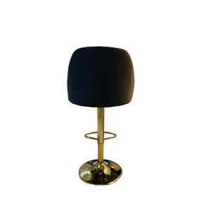 Modern Bar <b>Stool</b> with <b>Adjustable</b> <b>Height</b> Swivel Upholstered Seat Stainless Steel Pedestal Base for Restaurants Cafes Home Use - Product Image 6