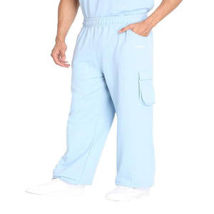 Pantalones de chándal de algodón de cintura alta para hombre de nuevo diseño de longitud completa con patrón recto para gimnasio y ropa informal a precio mayorista - Product Image 6