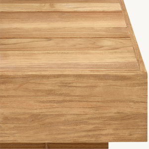 Modern Style <b>Dining</b>/Living Room Square Solid Teak Wood <b>Table</b> High Quality Durable Eco-Friendly Living Furniture - Product Image 6