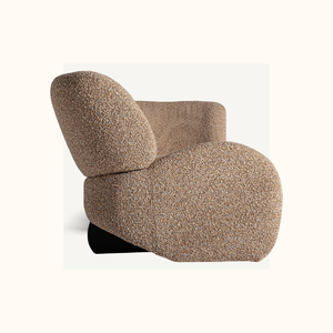 Modern Teak Wood Chaise <b>Lounge</b> Upholstered Indoor Relax <b>Chair</b> for Living Room and Hotel - Product Image 5