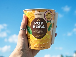 OEM ODM Taza de Té de Frutas con Boba Explosiva Sabores Mango, Melocotón y Fresa - Product Image 2