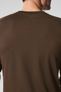 Men's Casual Long Sleeve T <b>Shirt</b> Custom Logo <b>100</b>% Cotton Breathable Lightweight Basic Tee - Product Image 2