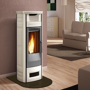 Poêle à granulés de bois autoportant moderne en aluminium, livraison rapide, durable, écologique, qualité supérieure, prêt à être expédié - Product Image 2