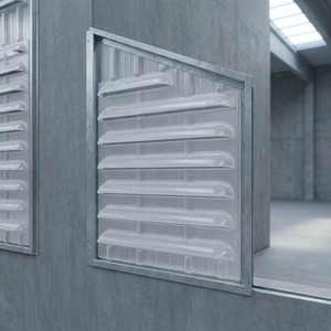 Rejillas de Ventilación de Plástico Transparente para una Luz Natural Difusa y Ventilación Natural 24/7 en Edificios Industriales de PEB - Product Image 6