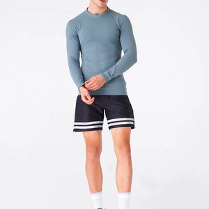 Camiseta de Compresión Personalizada de Manga Larga para Hombre, Rashguard de MMA Transpirable, Camiseta de Compresión para Natación BJJ con Sublimación, Venta al Por Mayor OEM - Product Image 5