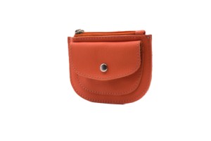 Portefeuille en cuir tanné végétal, porte-monnaie, portefeuille cousu à la main - Product Image 4