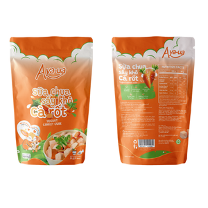 Yogurt Liofilizado Sabor Zanahoria Marca Aya-ua OEM - Snack Saludable para Niños - Fábrica en Vietnam - Paquete de 10g - Product Image 2
