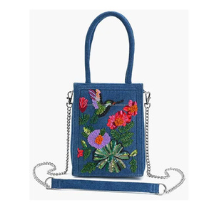Bolso de mano de estilo bohemio indio hecho a mano con cuentas para mujer, bolso de mano elegante estilo bohemio, bolso de hombro para fiesta de compras de noche - Product Image 1