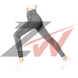 New High Waist Women's <b>Leggings</b> Stretch Yoga Pants Tights With Pockets Push Up Fitness Tights <b>Gym</b> Clothing Sportswear High Waist - Product Image 6