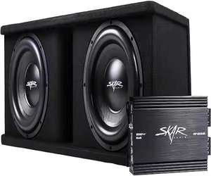 Virtue Skar Audio Sdr-2X12D4 Caisson de basses amplifié à double 12 pouces 2400 Watts avec amplificateurs disponibles - Product Image 2