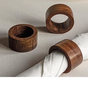 Nouvel Arrivage : Anneau de Serviette en Bois pour Centre de Table de Mariage et d'Événement, Support de Serviette, Anneau de Serviette Décoratif - Product Image 6