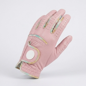 ถุงมือหนังแกะคาเบรตต้าพรีเมียมสำหรับกอล์ฟ มือซ้าย สัมผัสนุ่ม ป้องกันรังสียูวี ปิดด้วยแถบตีนตุ๊กแก ออกแบบได้ตามสั่ง โรงงานผลิตแบบ OEM ODM สำหรับปั่นจักรยานและกิจกรรมกลางแจ้ง - Product Image 2