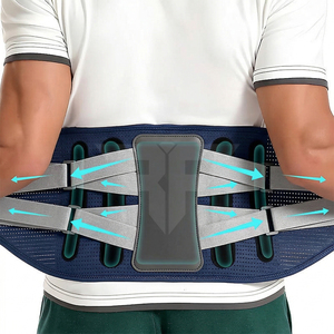 เข็มขัดพยุงเอวสำหรับเล่นกีฬา ผลิตจากเส้นใยโพลีเอสเตอร์ สำหรับผู้ชายและผู้หญิง ปรับระดับได้ เหมาะสำหรับฟิตเนส ยกน้ำหนัก วิ่ง และพยุงเอว - Product Image 1