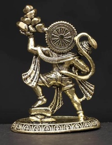 Estatua Grande de Latón del Señor |   Artesanía Metálica Moderna Hecha a Mano, Figura Artística Duradera del Dios Hindú de la Fortuna, Decoración para el Hogar o Templo - Product Image 4