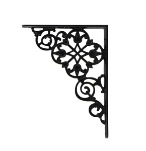 Multipurpose Iron <b>Shelf</b> <b>Bracket</b> Crafted from Heavy Duty Metal for Kitchen Bathroom and Living Room Shelving - Product Image 1