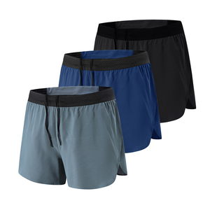 Pantalones Cortos Deportivos para Hombre de Alto Rendimiento, Ecológicos, de Secado Rápido, con Aberturas Laterales, Precio de Fábrica - Product Image 4