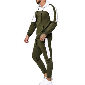Conjunto Deportivo de Dos Piezas para Hombre, de Alta Calidad, en Felpa Técnica, Ecológico, Tallas Grandes, para Entrenamiento y Jogging - Product Image 2