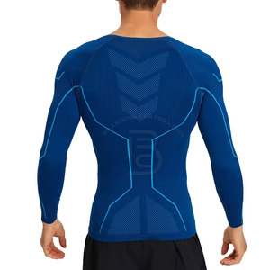 Camisetas de Compresión para Hombre, Diseño Moderno, Color Sólido, Talla Adulto, Ropa Deportiva - Product Image 3