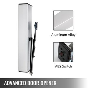 110-240V apriporta elettrica 22 libbre capacità porta a battente automatica 50 W 120 gradi regolabile in lega di alluminio porta in acciaio inox - Product Image 2