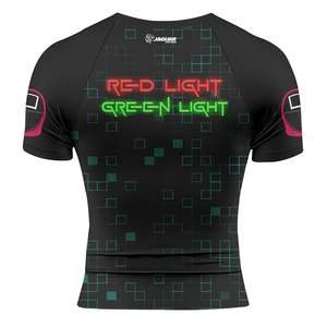 Direct Factory OEM High Quality Men's MMA Compression Shirt Swimwear Rash Guard Top Selling - Product Image 4