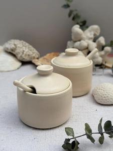 Tarro de almacenamiento compacto para cocina con tapa y ranura para cuchara, diseño minimalista y elegante, organizador de encimera, organizador inteligente para despensa - Product Image 6